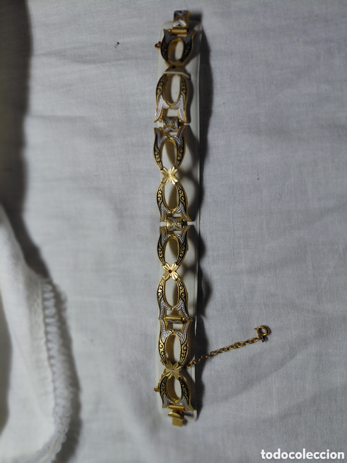 Vintage: PULSERA VINTAGE ESTILO DAMASQUINO