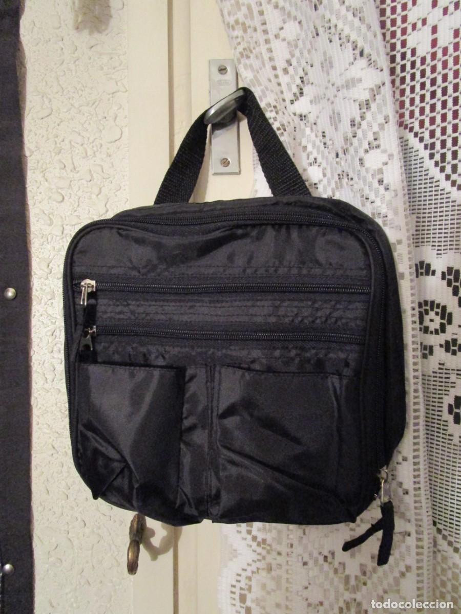 Vintage: BOLSO PORTADOCUMENTOS NEGRO - Foto 1