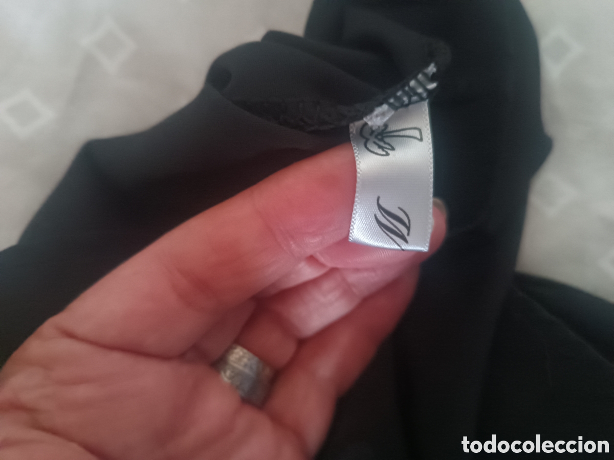 Vintage: Vestido de verano negro - Foto 6