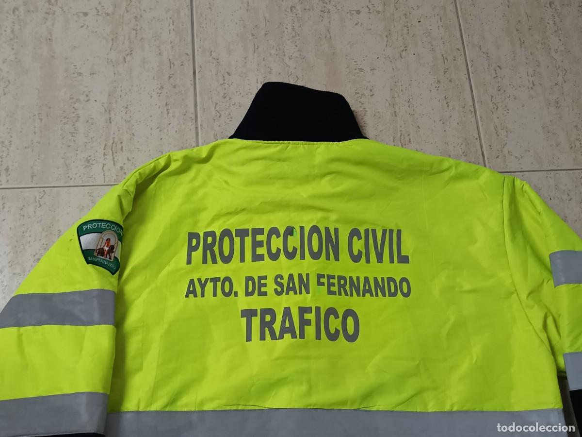 Vintage: CHAQUETA PROTECCI&Oacute;N CIVIL &ndash; TR&Aacute;FICO AYUNTAMIENTO DE SAN FERNANDO. TALLA XXL
