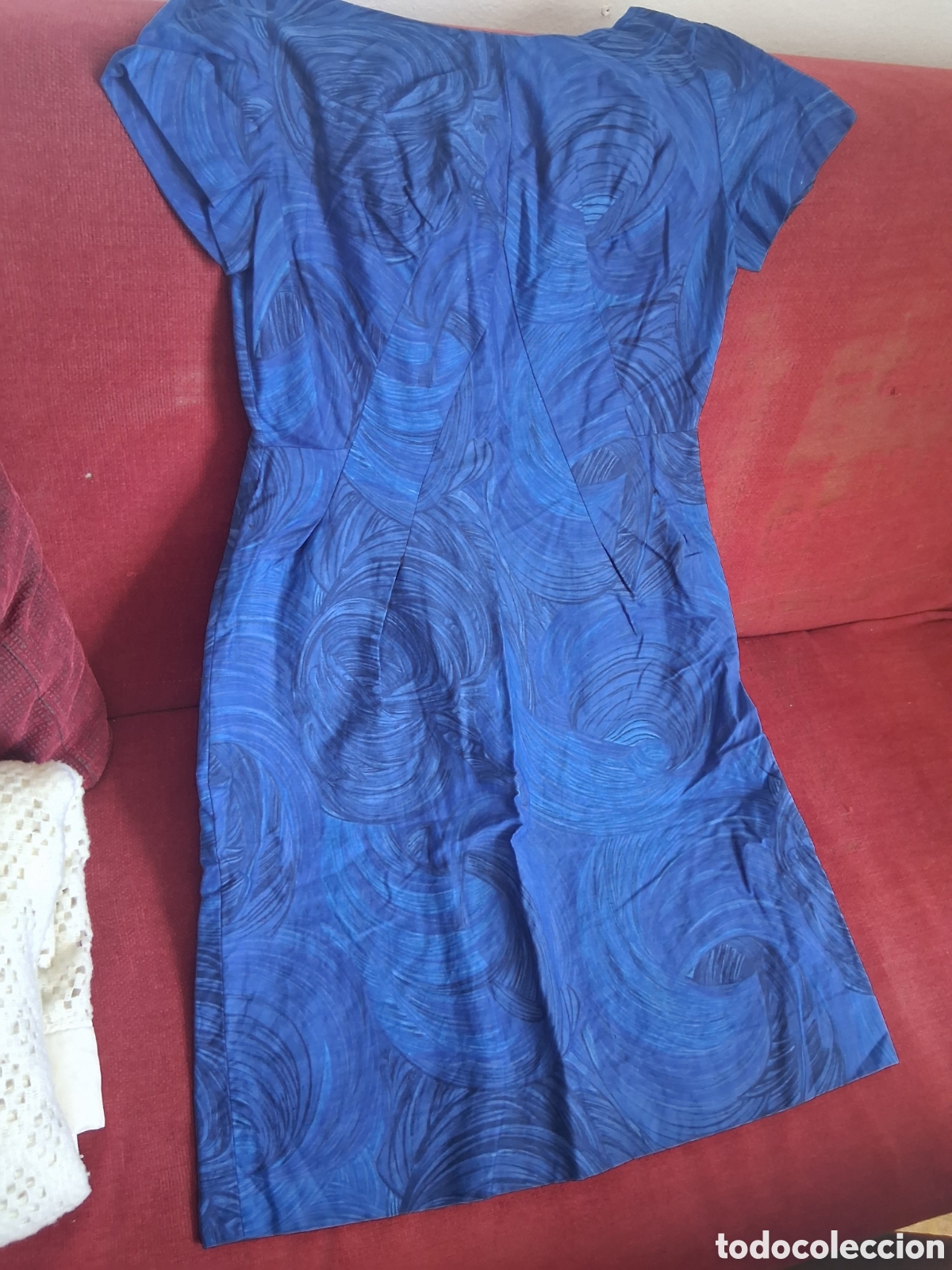 Vintage: vestido azul vendido