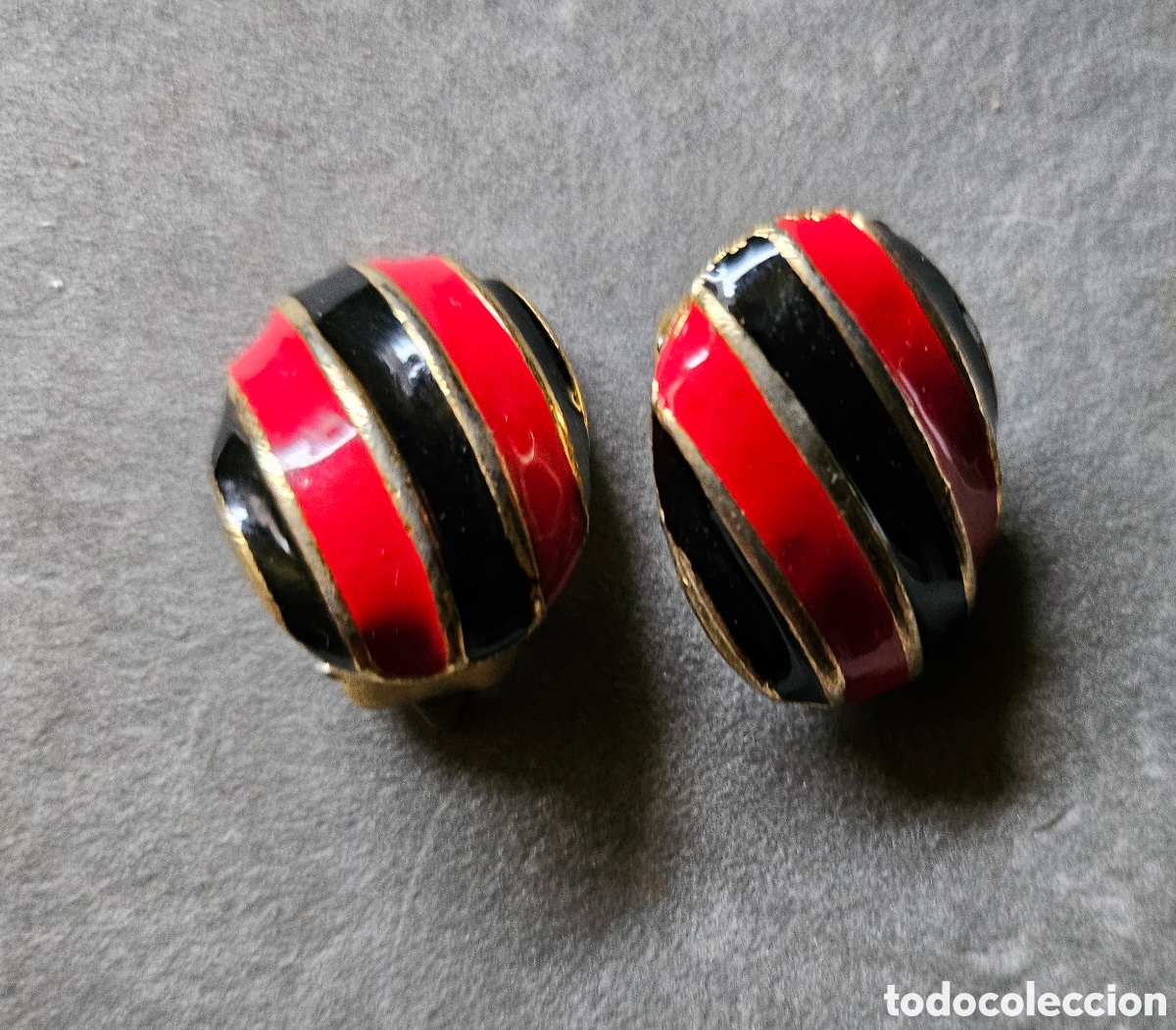 Vintage: Lote de tres pares de pendientes vintage