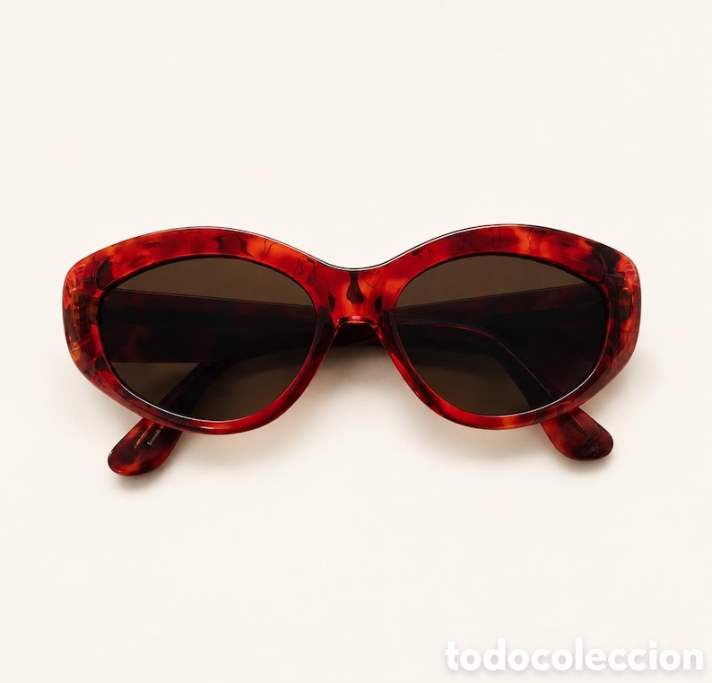 Vintage: Gafas de sol vintage Kenneth Cole carey rojo &ndash; Oversize Y2K