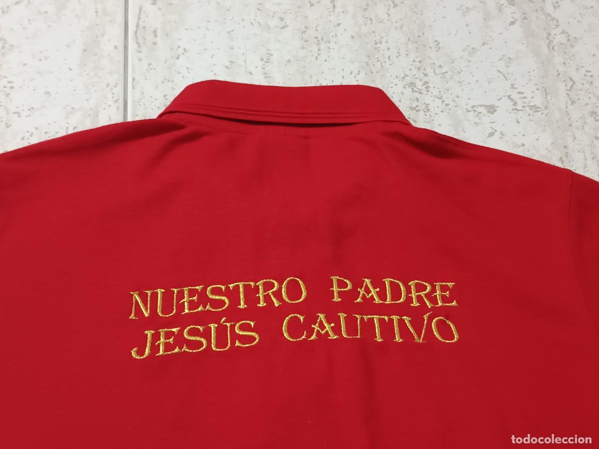 Vintage: POLO HERMANDAD NUESTRO PADRE JES&Uacute;S CAUTIVO (M&Aacute;LAGA). TALLA M