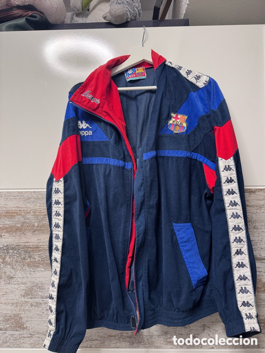 Vintage: Chaqueta Vintage FC Barcelona x Kappa (A&ntilde;os 90) - Talla:L