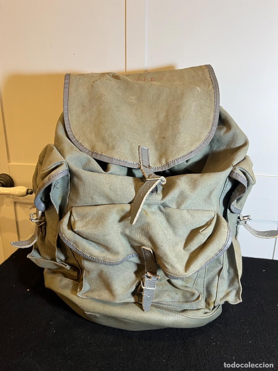 Vintage: Mochila vintage Serval alpinismo monta&ntilde;a camping a&ntilde;os 70 militar retro Militar Mili Recluta Camuflaj