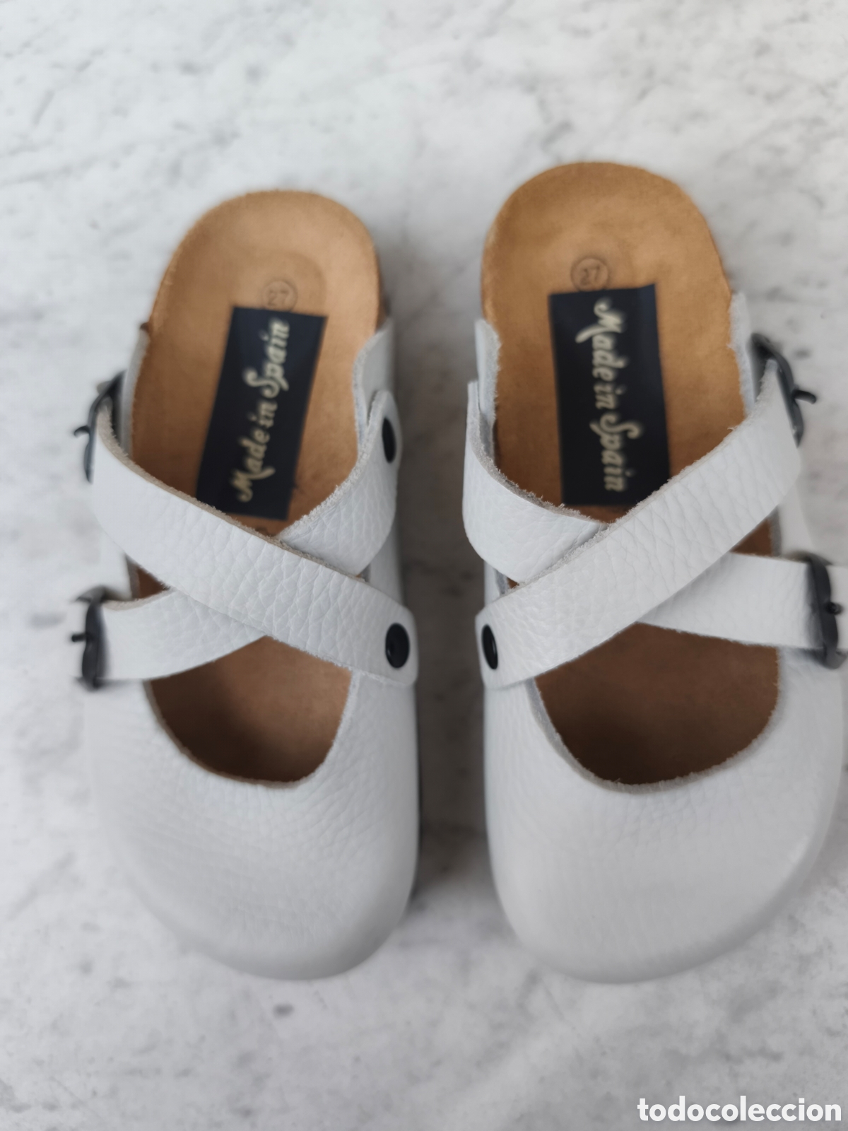 Vintage: Zapatos ni&ntilde;a de piel, sin estrenar