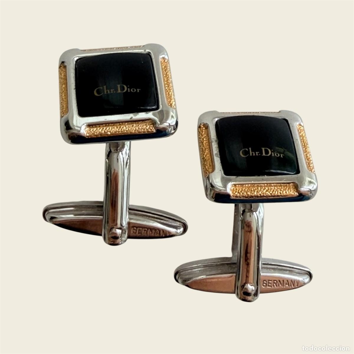 Vintage: Gemelos Christian Dior Vintage Completo Caja Etiqueta 80s