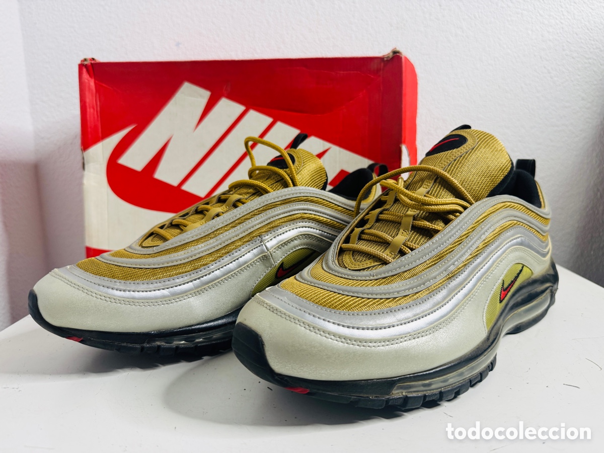 Vintage: Nike Air Max 97 SSL US 13 Metallic Silver Gold - Foto 3