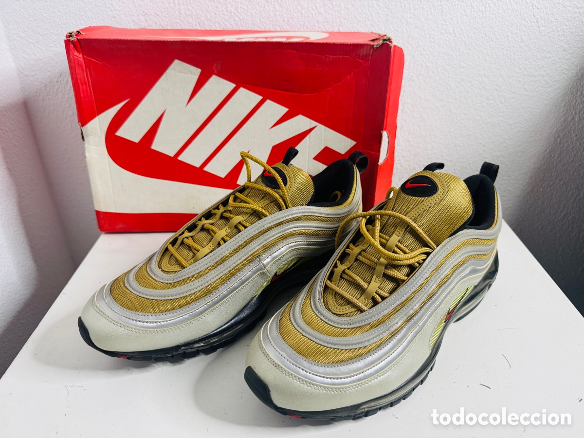 Vintage: Nike Air Max 97 SSL US 13 Metallic Silver Gold - Foto 4