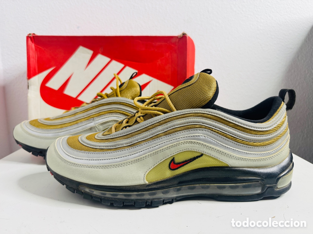 Vintage: Nike Air Max 97 SSL US 13 Metallic Silver Gold - Foto 5
