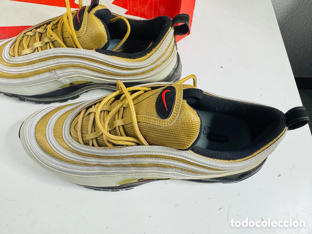 Vintage: Nike Air Max 97 SSL US 13 Metallic Silver Gold - Foto 7