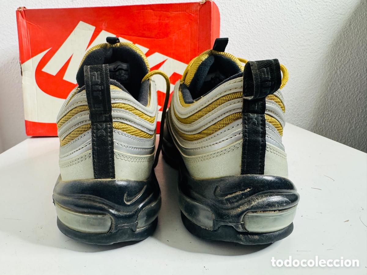 Vintage: Nike Air Max 97 SSL US 13 Metallic Silver Gold - Foto 10