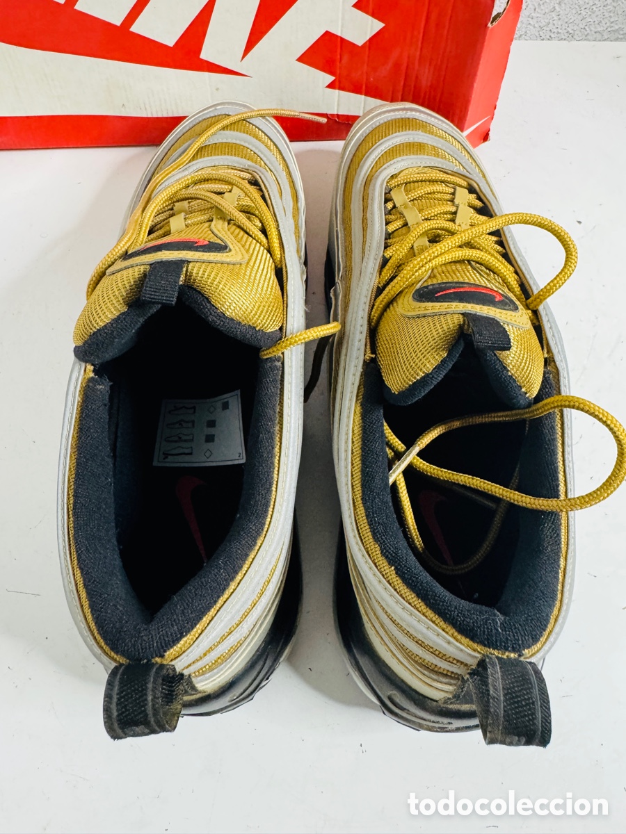 Vintage: Nike Air Max 97 SSL US 13 Metallic Silver Gold - Foto 11