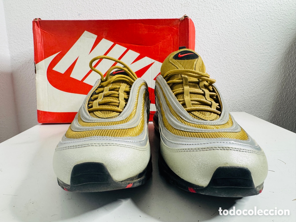 Vintage: Nike Air Max 97 SSL US 13 Metallic Silver Gold - Foto 15