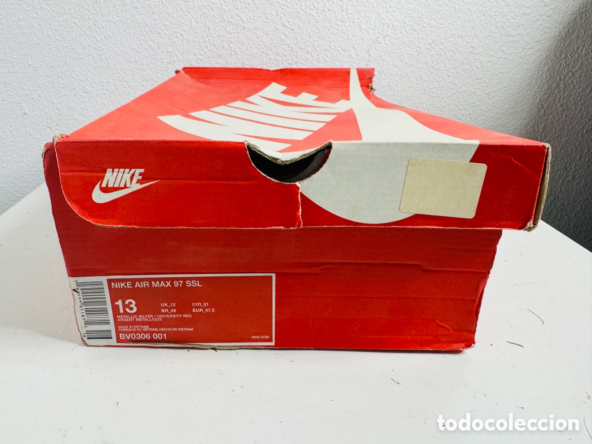 Vintage: Nike Air Max 97 SSL US 13 Metallic Silver Gold - Foto 18