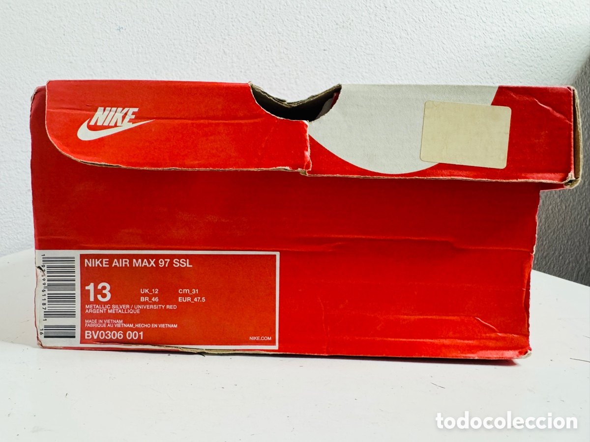 Vintage: Nike Air Max 97 SSL US 13 Metallic Silver Gold - Foto 19
