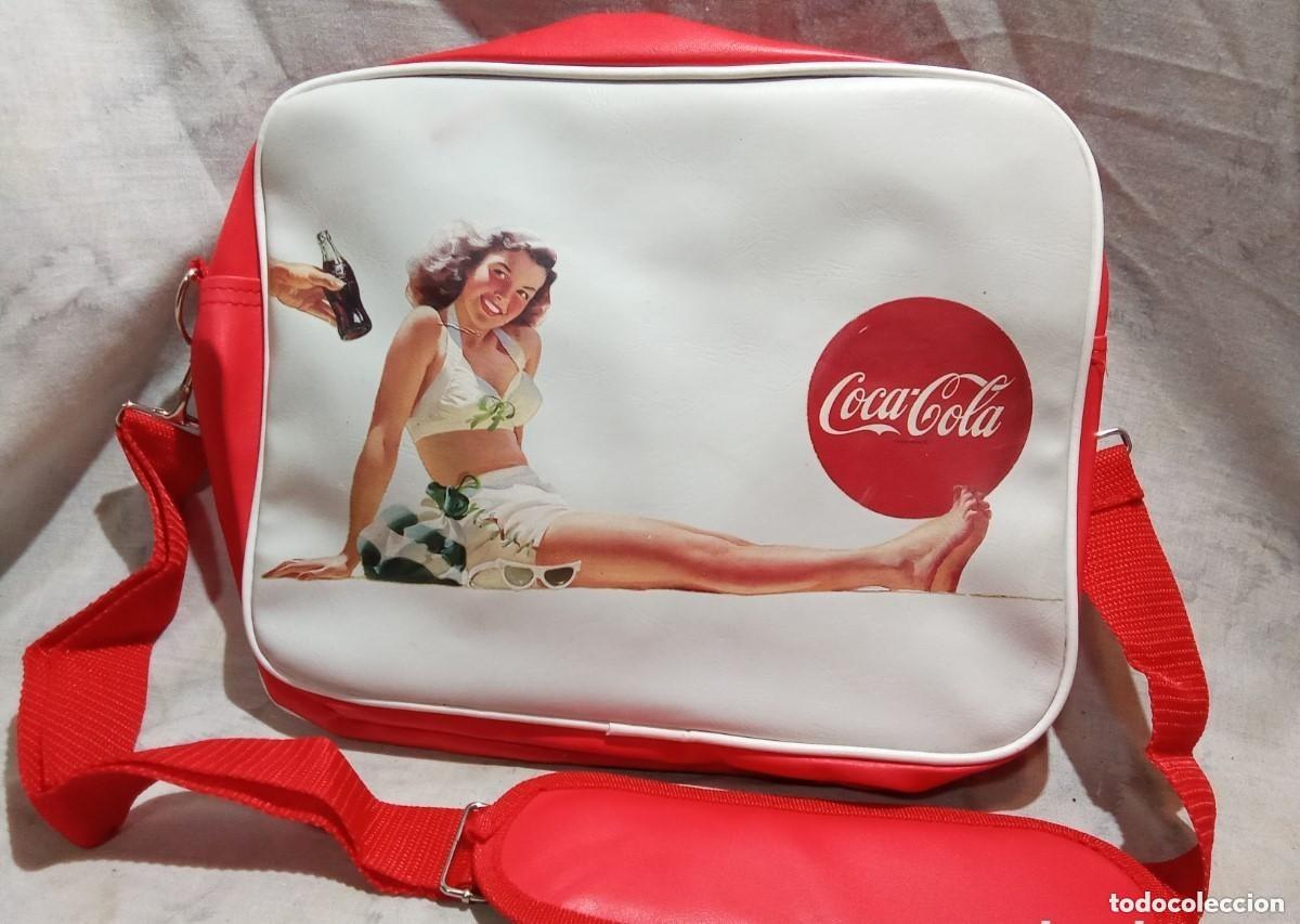 Vintage: BONITO BOLSO BANDOLERA DE COCA-COLA