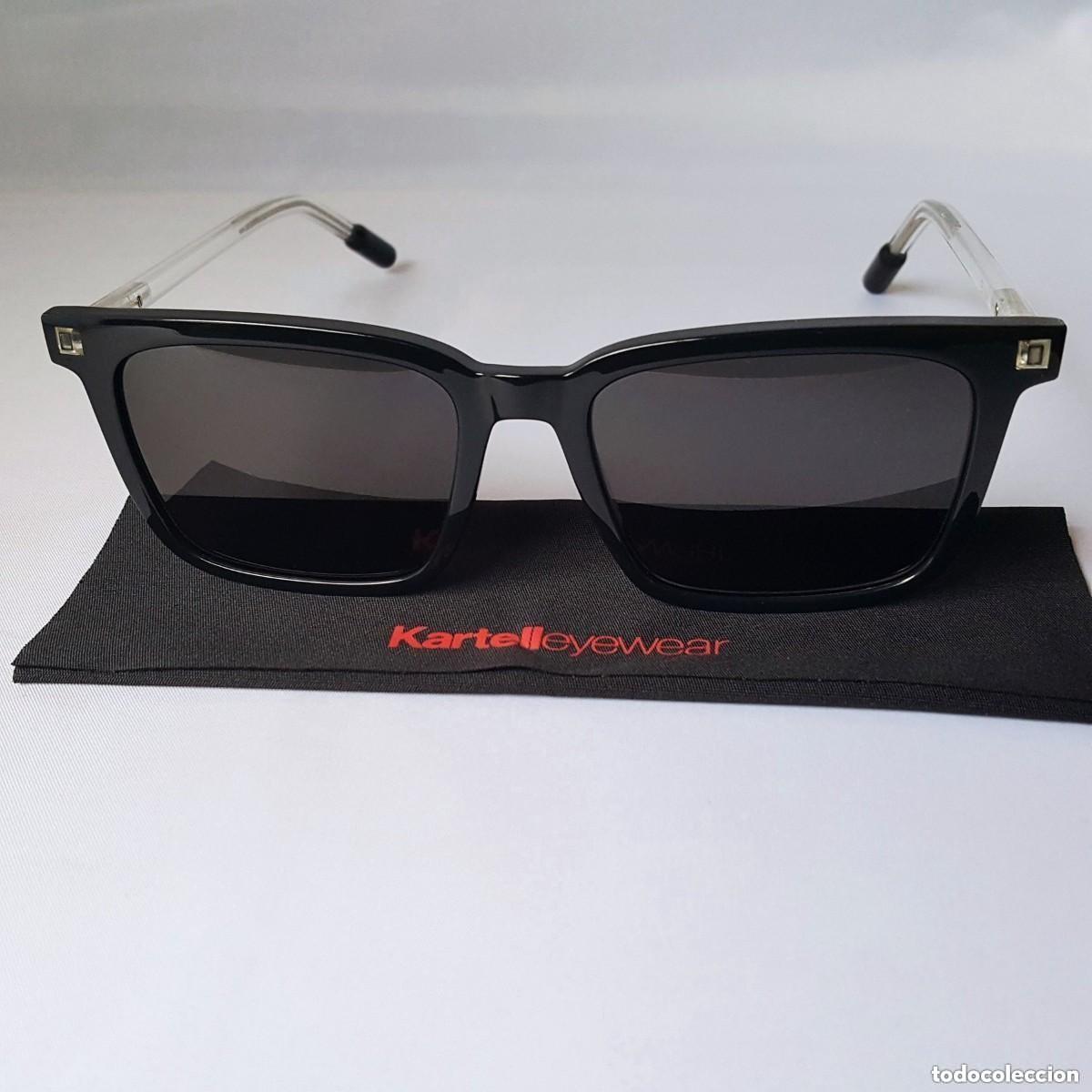 Vintage: Gafas KARTELL Clubmaster - Negras