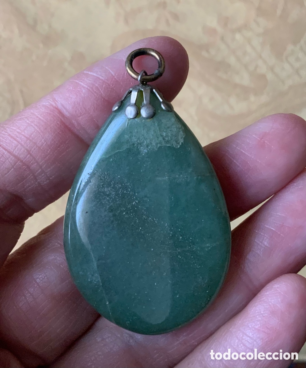Vintage: ANTIGUO COLGANTE DE JADE - Foto 6