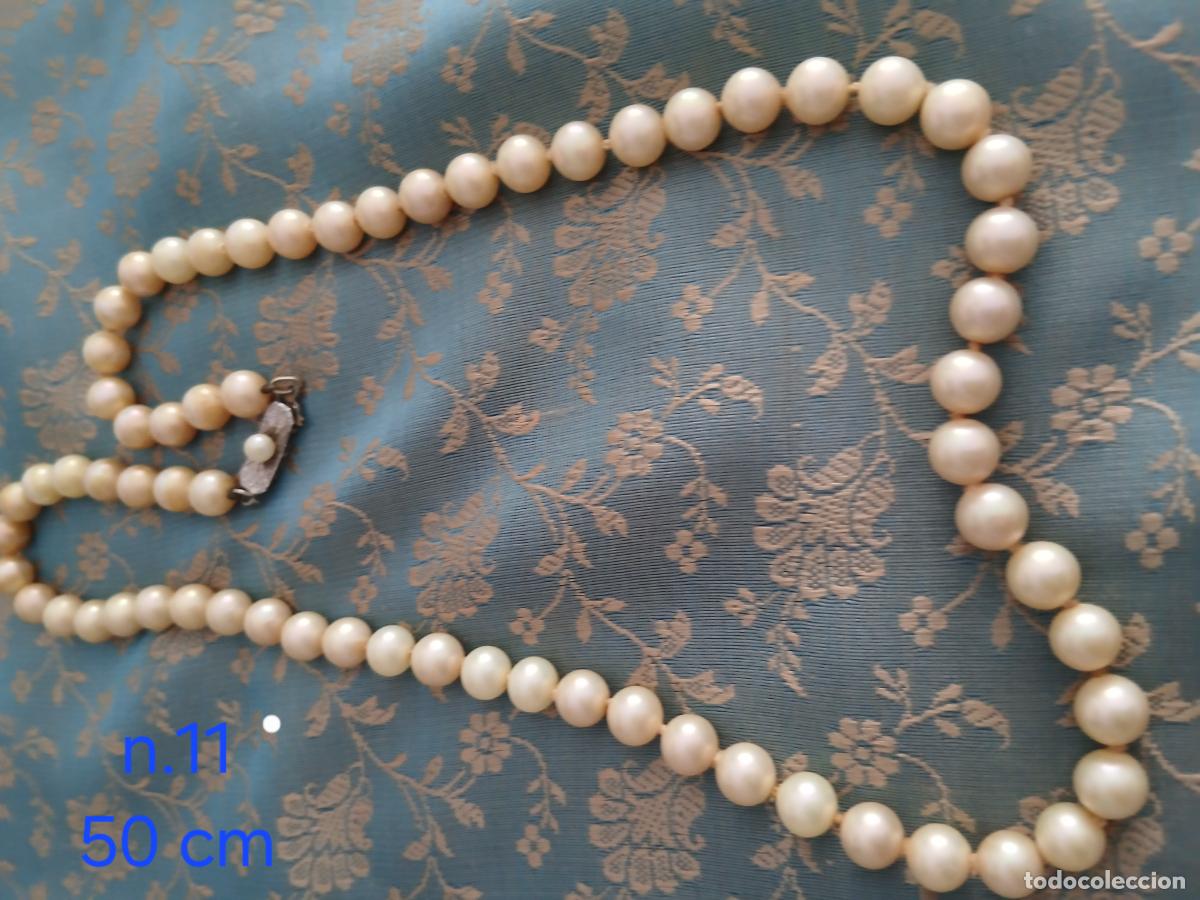 Vintage: Collar perlas artificiales