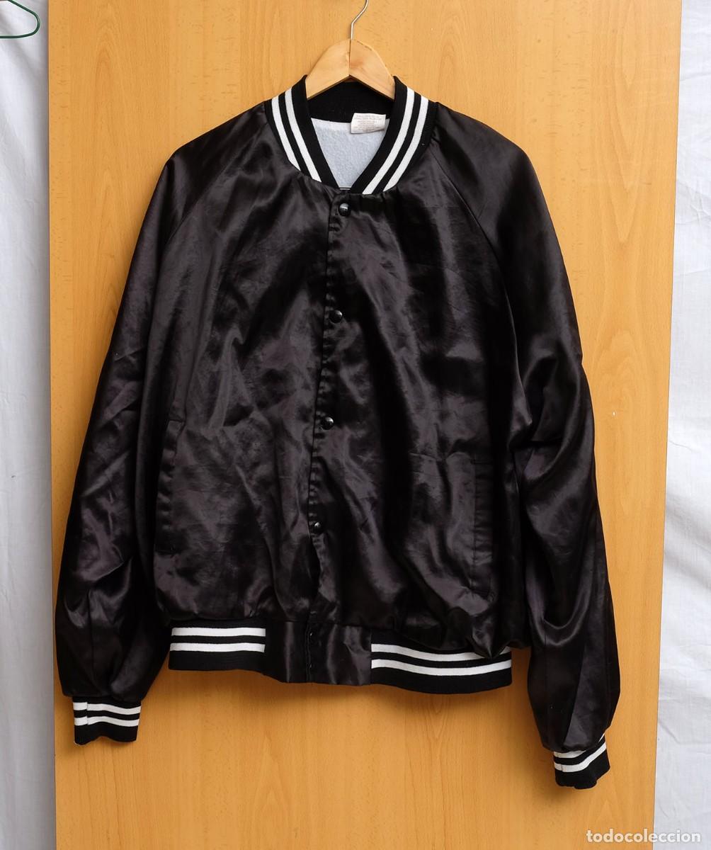 Vintage: Cazadora Auburn Talla XXL Negra. USA