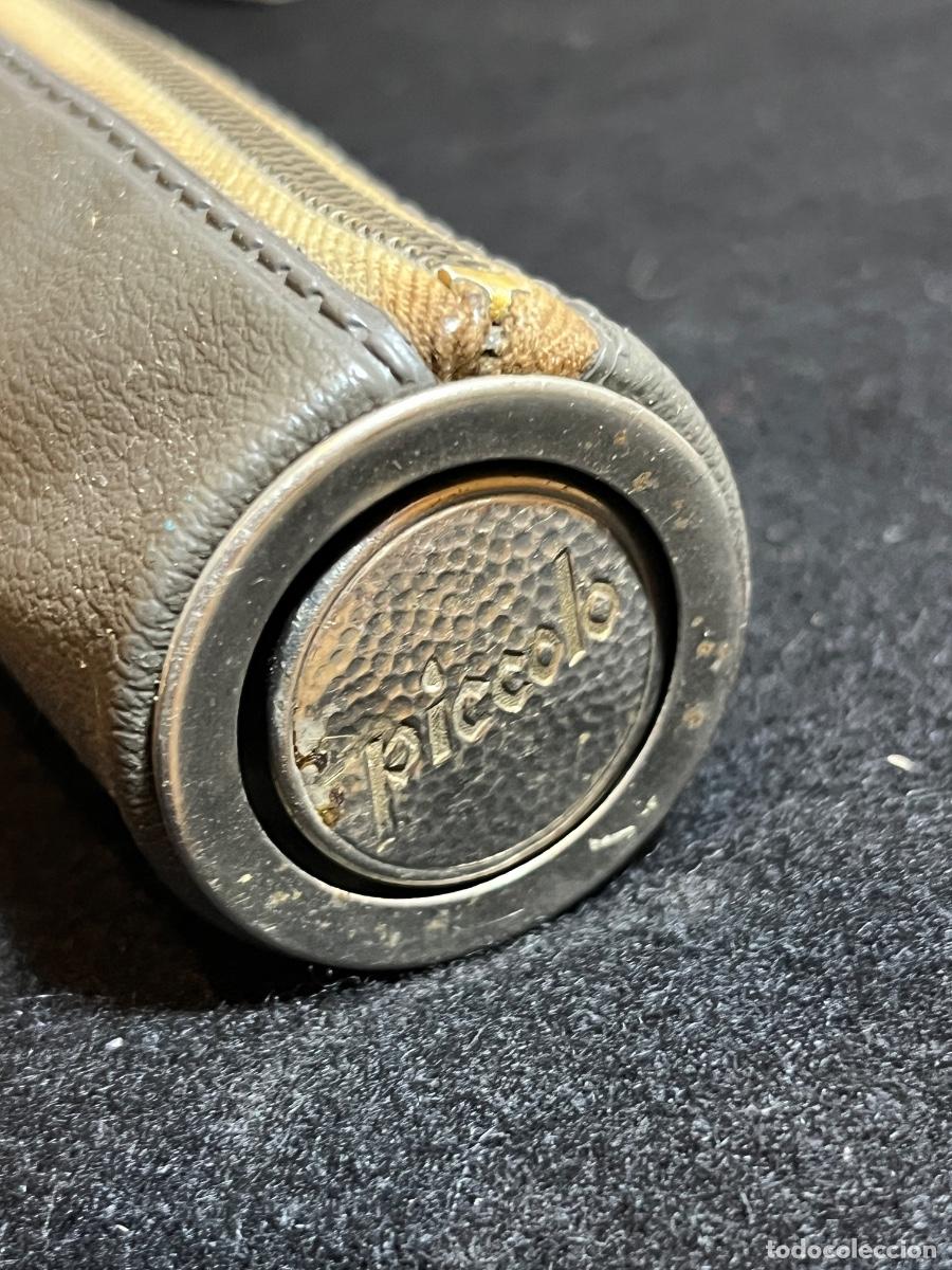 Vintage: Paraguas plegable vintage Belami Piccolo negro 10 varillas a&ntilde;os 70 80 bolso