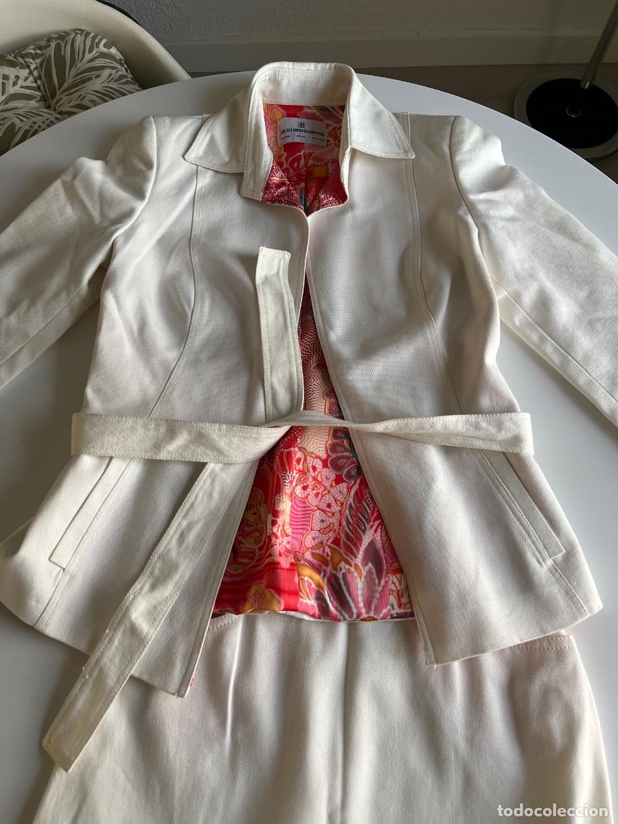 Vintage: Antiguo a estrenar chaqueta falda de Elio Berhanyer