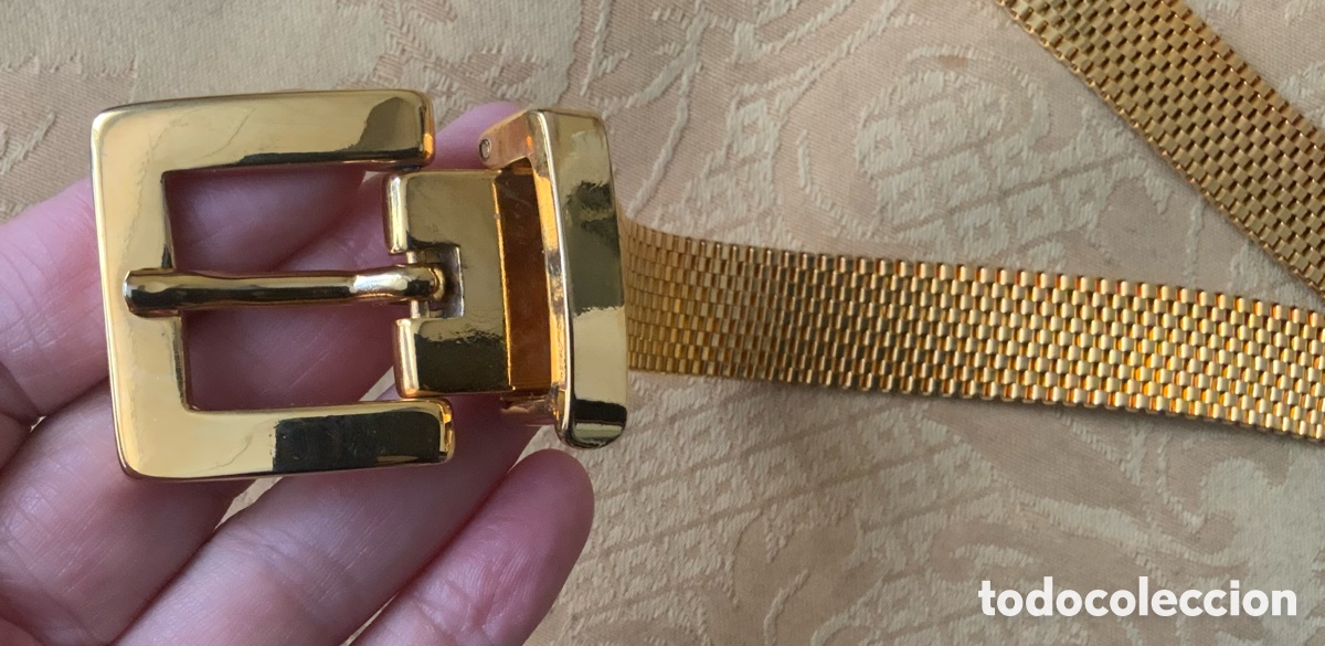 Vintage: CINTUR&Oacute;N VINTAGE METAL DORADO - Foto 7