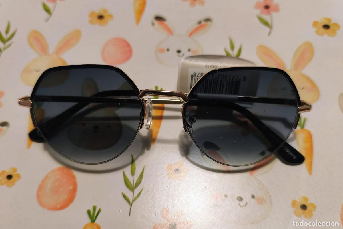 Vintage: Gafas de sol montura met&aacute;lica cristal degradado