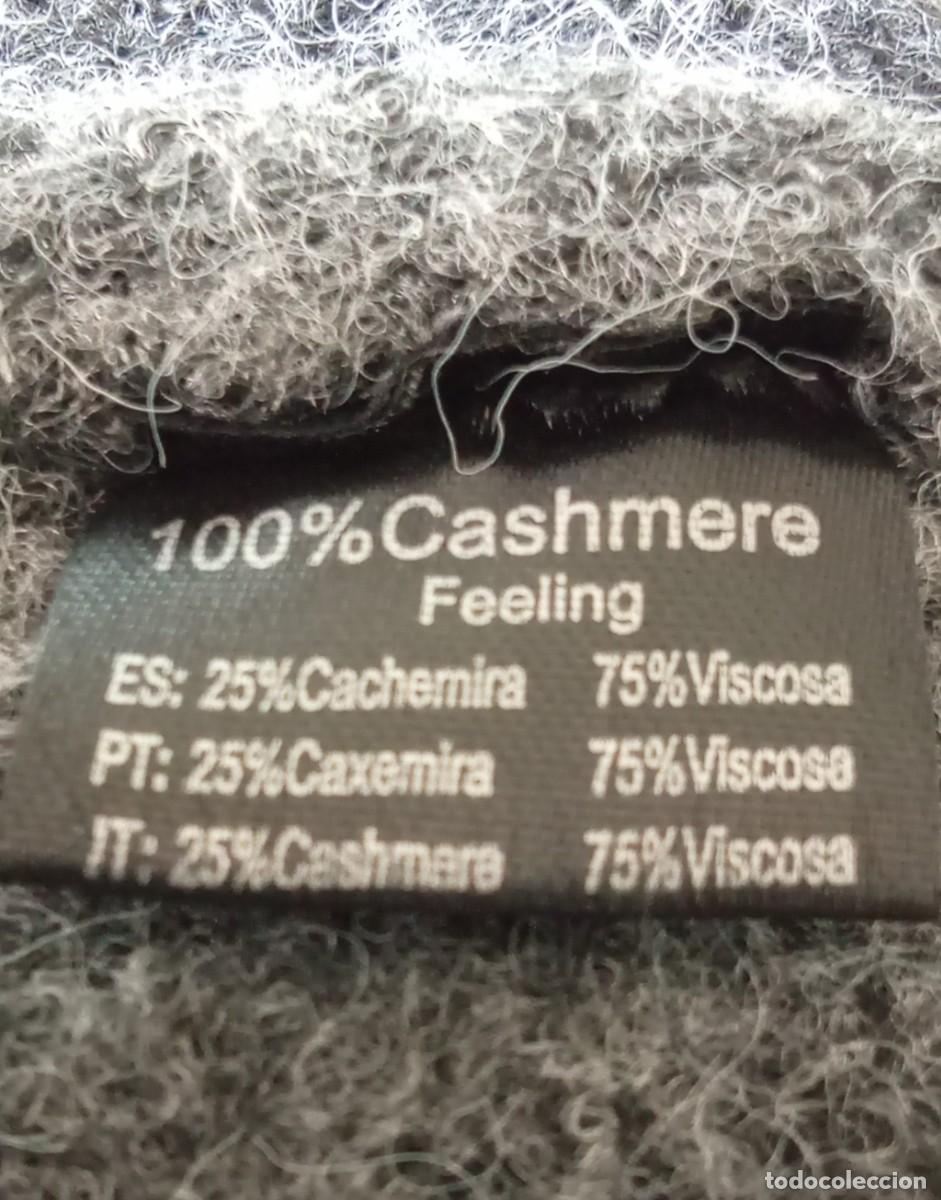 Vintage: gorro de cashmere - cachemira.. nuevo. - Foto 2