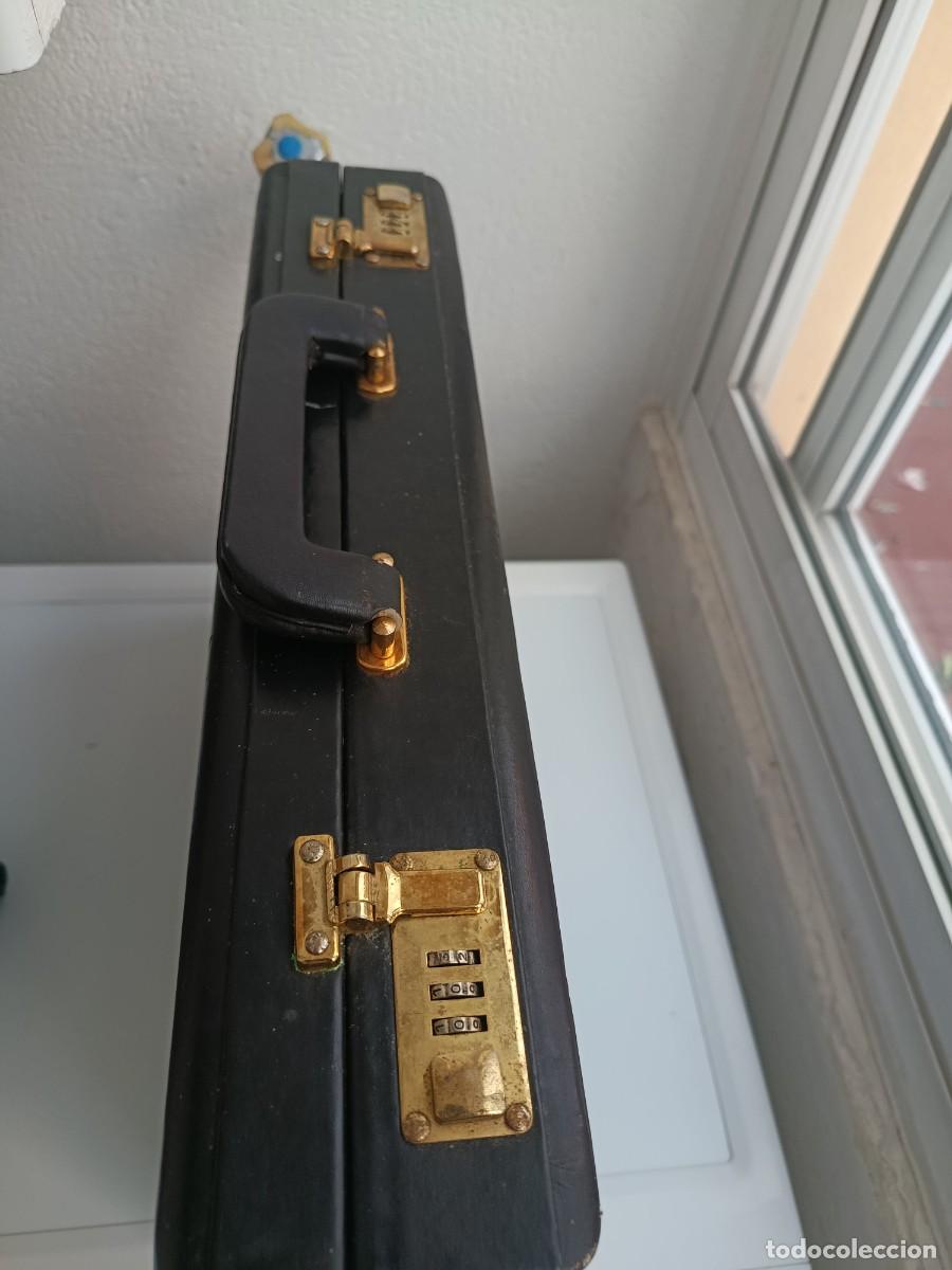 Vintage: Maletin vintage negro grande