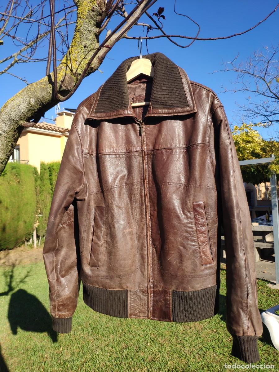 Vintage: Chaqueta de piel Vintage &rdquo;DIE FOR IT&rdquo;