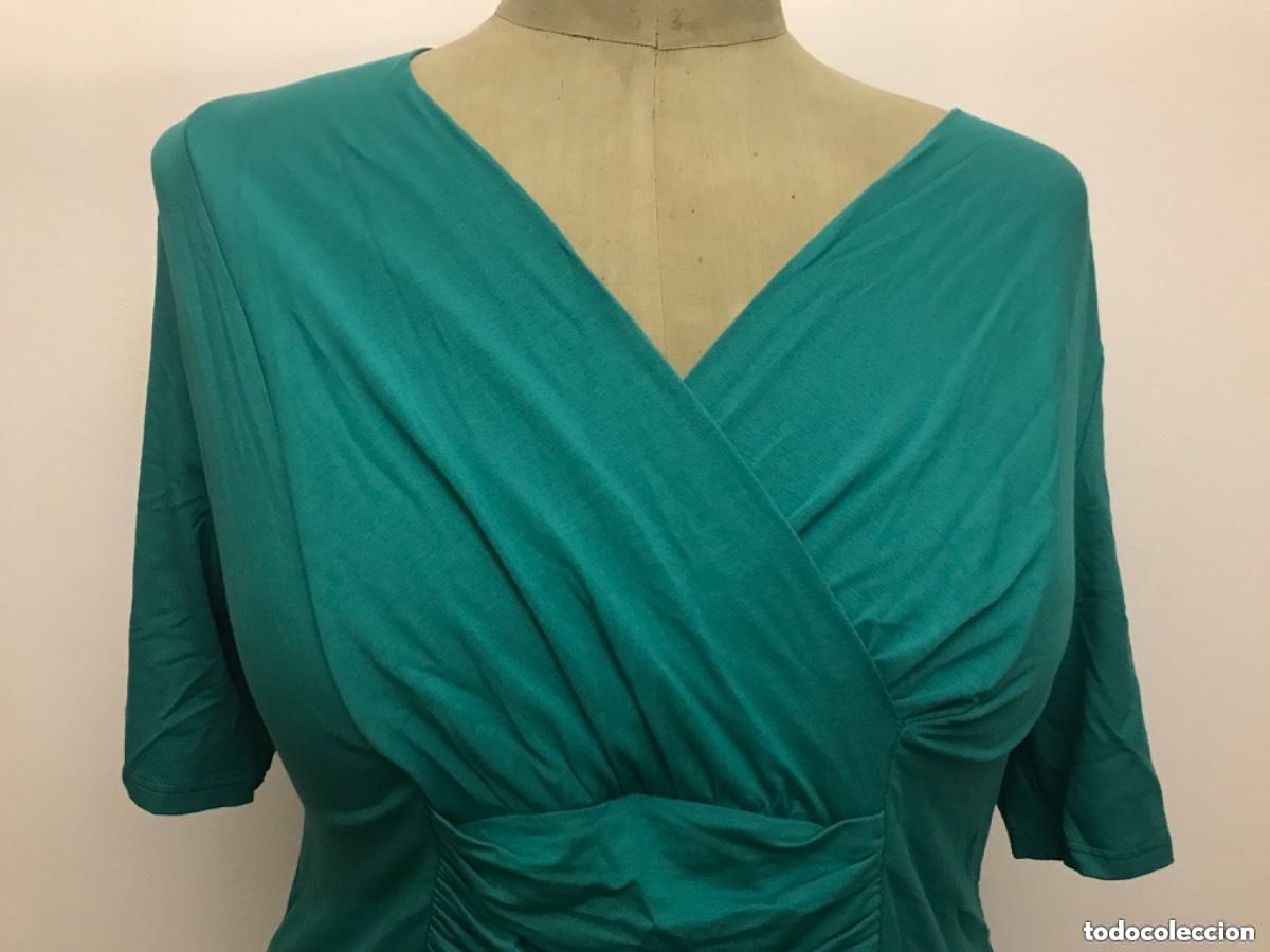 Vintage: DAVID NIEPER SUMMER DRESS VESTIDO VERDE ESMERALDA TALLA 20 NUEVO CON ETIQUETAS
