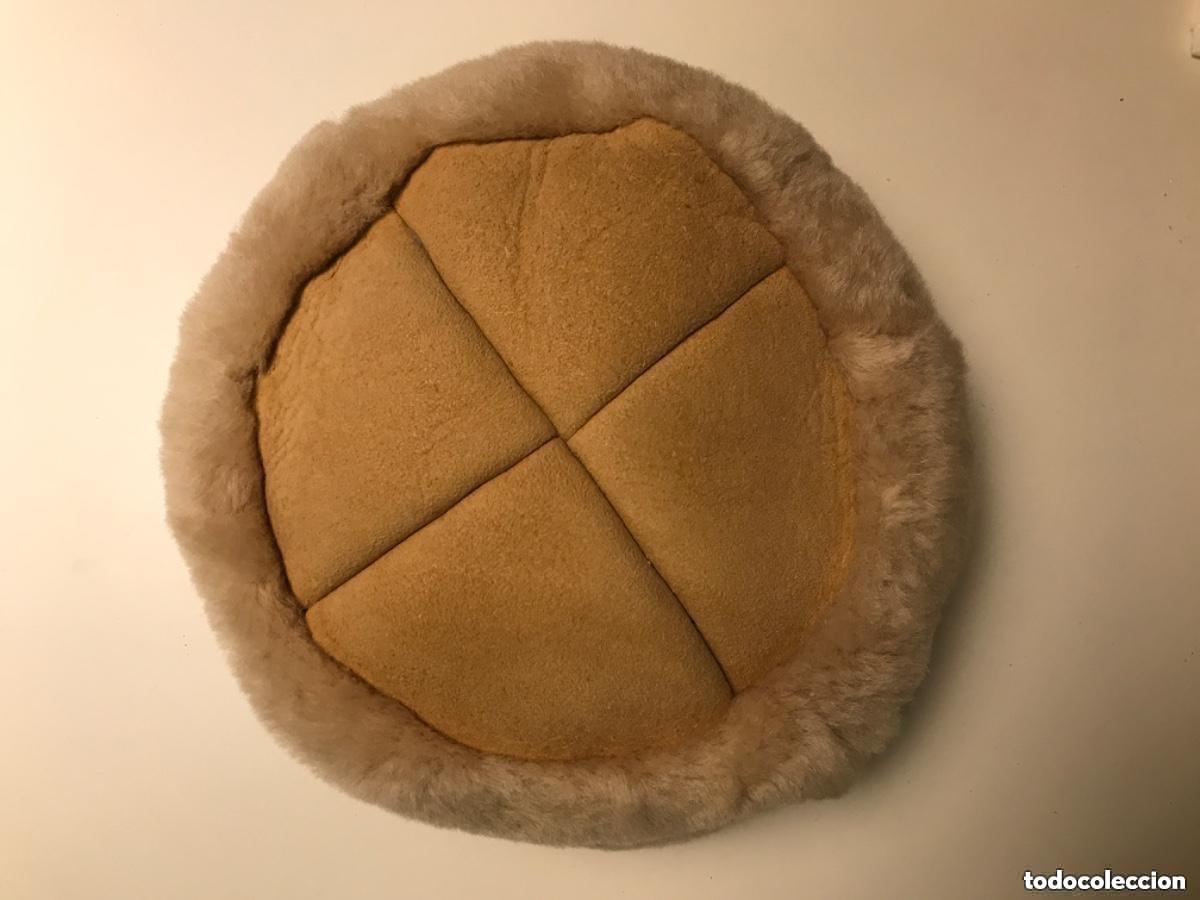 Vintage: GORRO SOMBRERO DE AUTENTICA PIEL DE OVEJA TALLA L