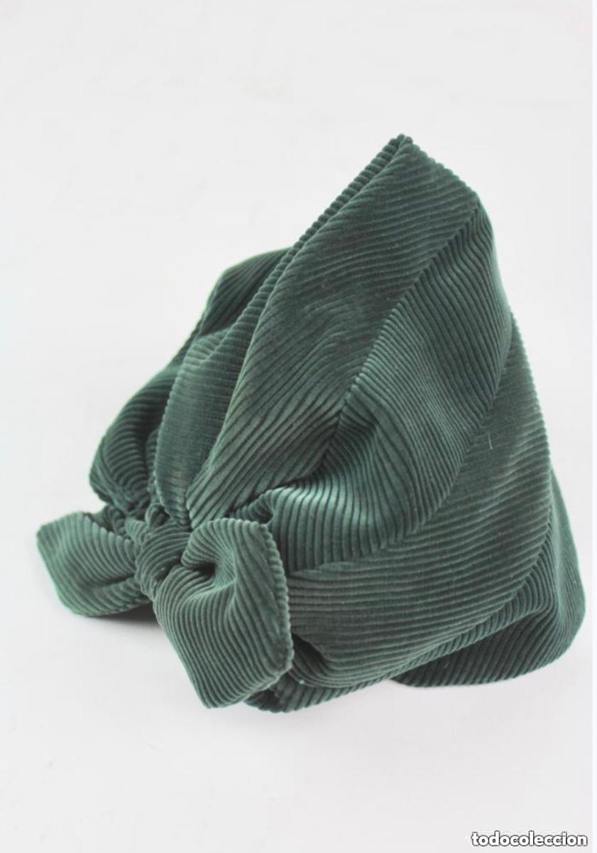 Vintage: SOMBRERO TURBANTE VERDE SANTA EULALIA VINTAGE