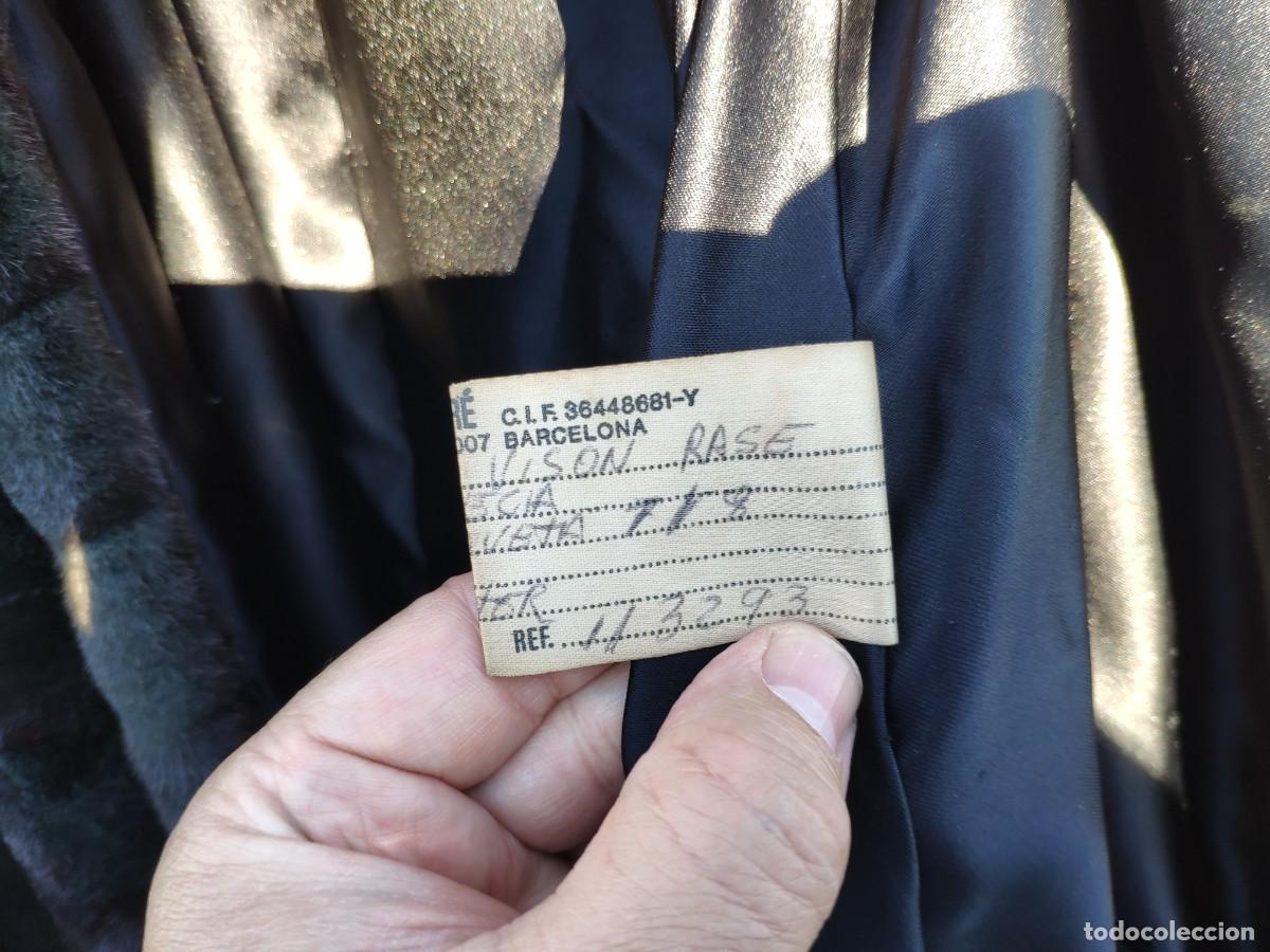 Vintage: Abrigo de Piel de Vis&oacute;n Rase - Foto 19