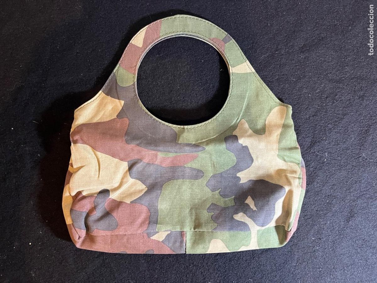 Vintage: Bolso camuflaje militar vintage Y2K a&ntilde;os 2000 streetwear urbano asa circular retro