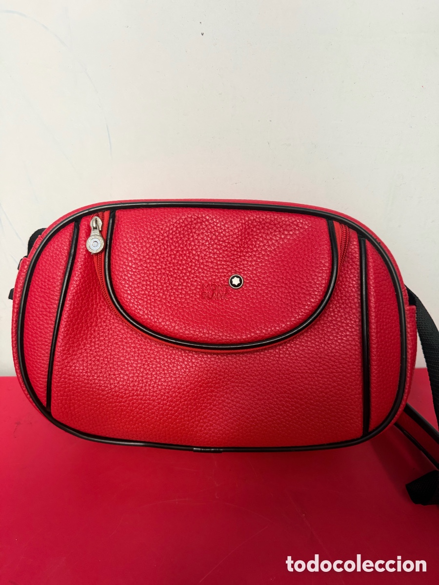 Vintage: Neceser Montblanc Piel Rojo Original - Foto 2