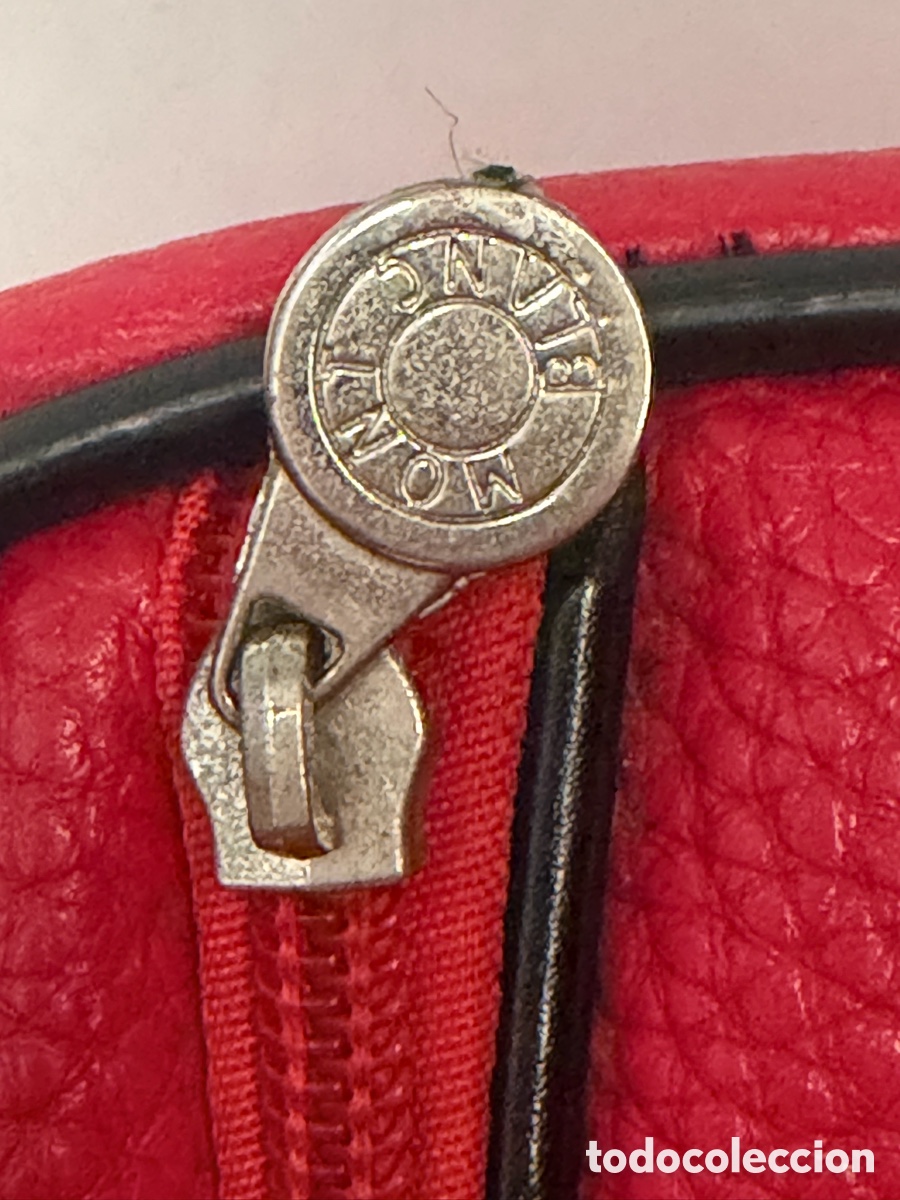 Vintage: Neceser Montblanc Piel Rojo Original - Foto 3