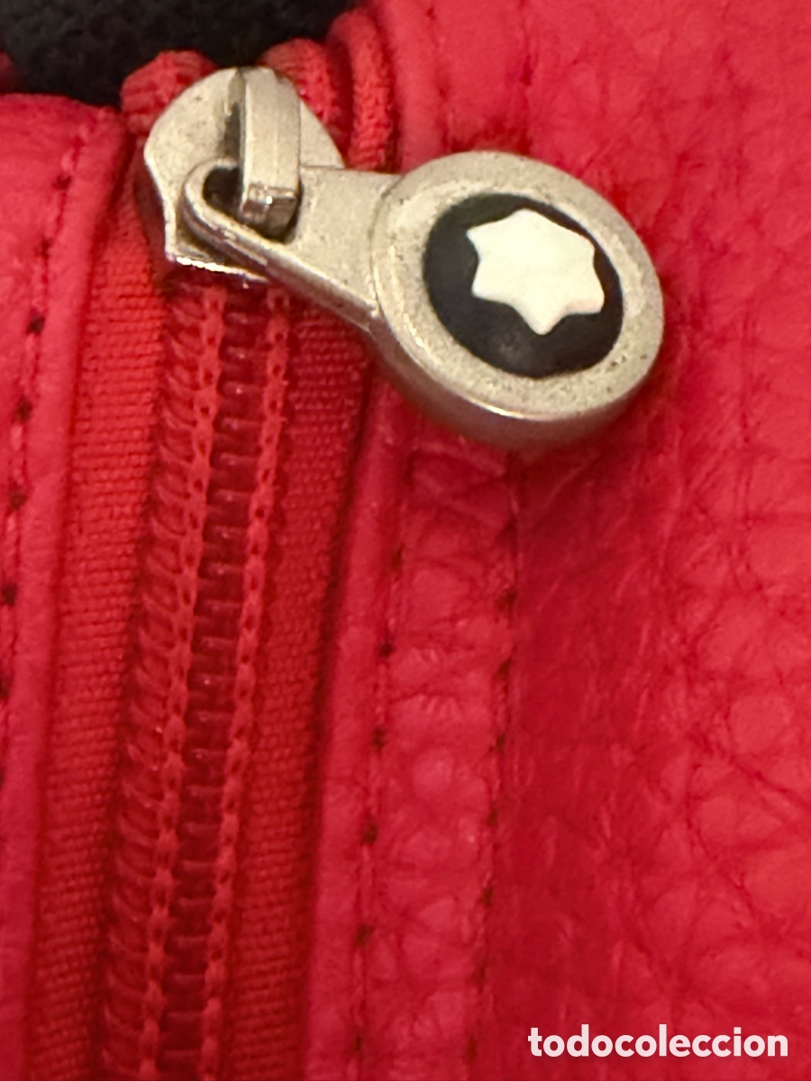 Vintage: Neceser Montblanc Piel Rojo Original - Foto 4