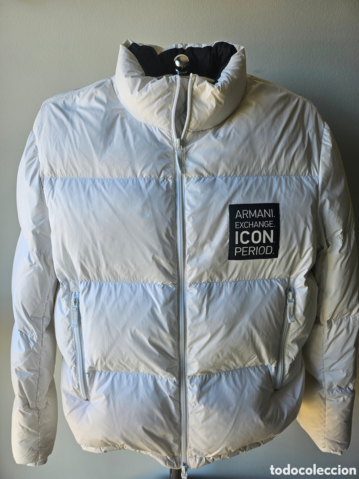 Vintage: Chaqueta Armani Exchange Icon blanca