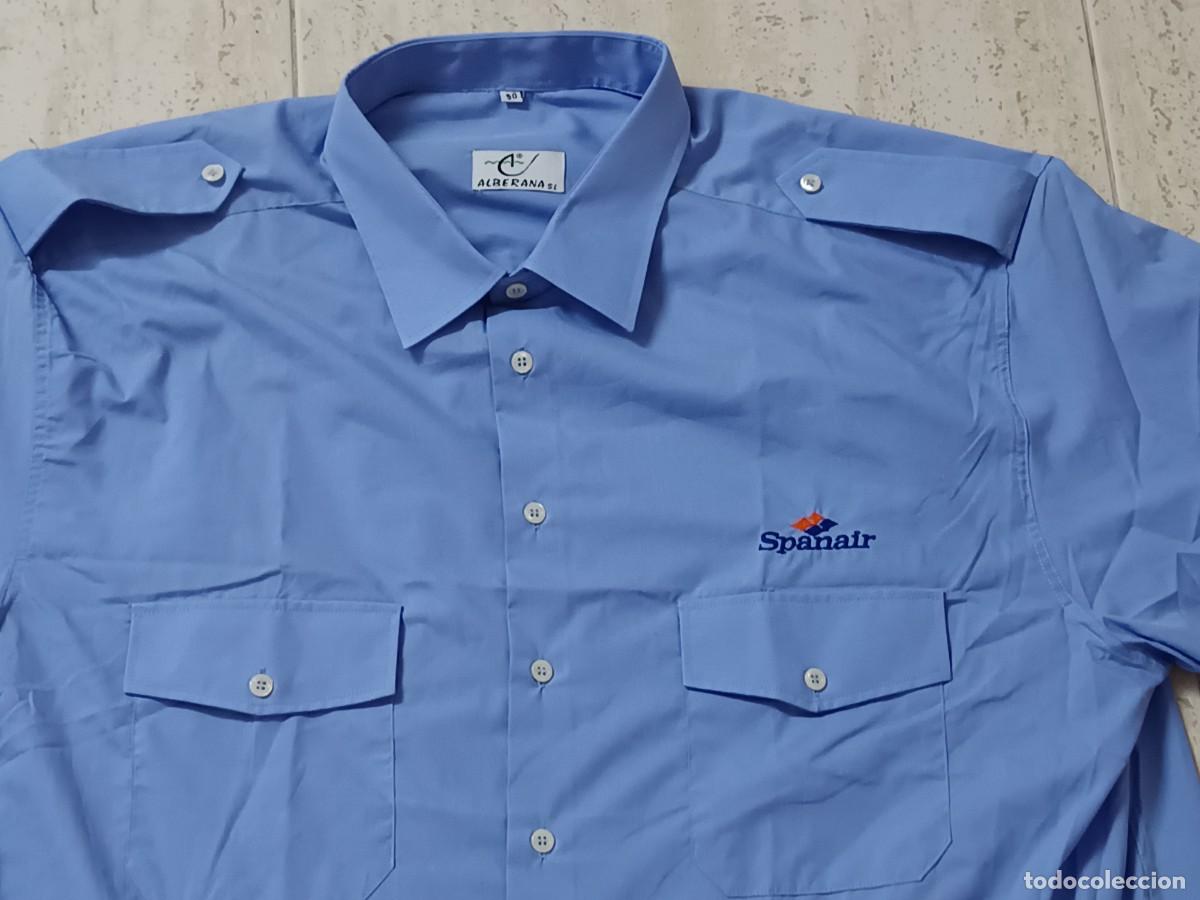 Vintage: CAMISA SPANAIR (Extinta compa&ntilde;&iacute;a a&eacute;rea). TALLA 3XL