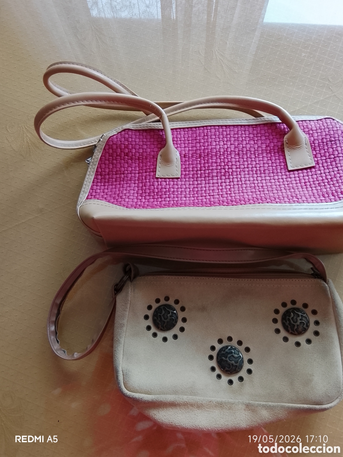 Vintage: Conjunto de dos bolsos.