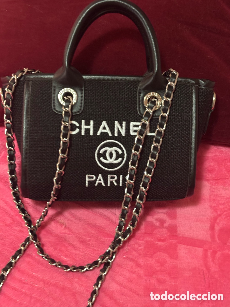 Vintage: Bolso negro Chanel piel y lona