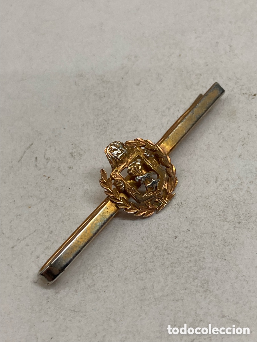 Vintage: Pisa Corbata emblema her&aacute;ldico o profesional en relieve.B219