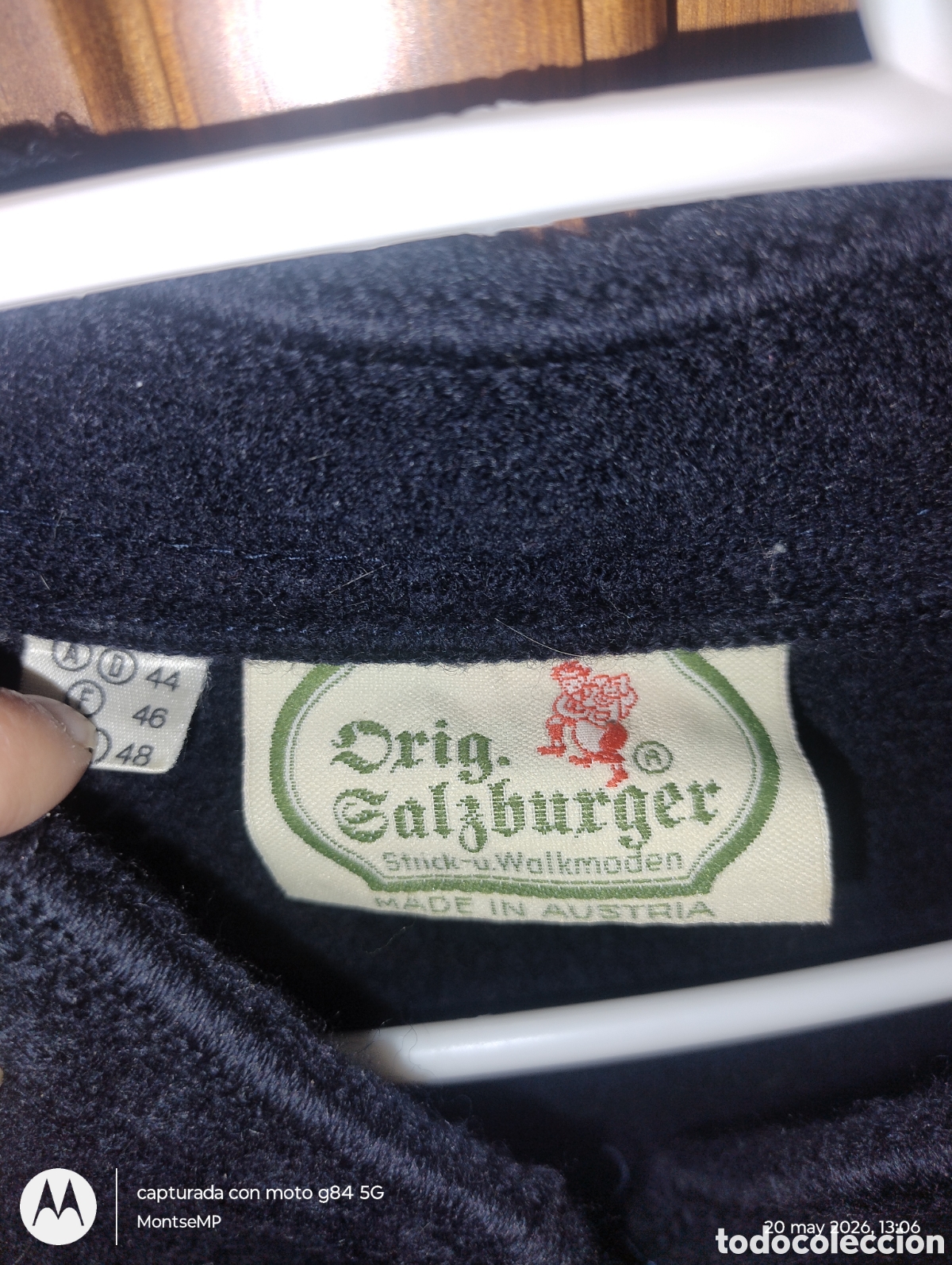 Vintage: Chaqueta vintage austr&iacute;aca de lana &rdquo;Orig. Salzburger&rdquo; - Estilo Alpino / Trachten