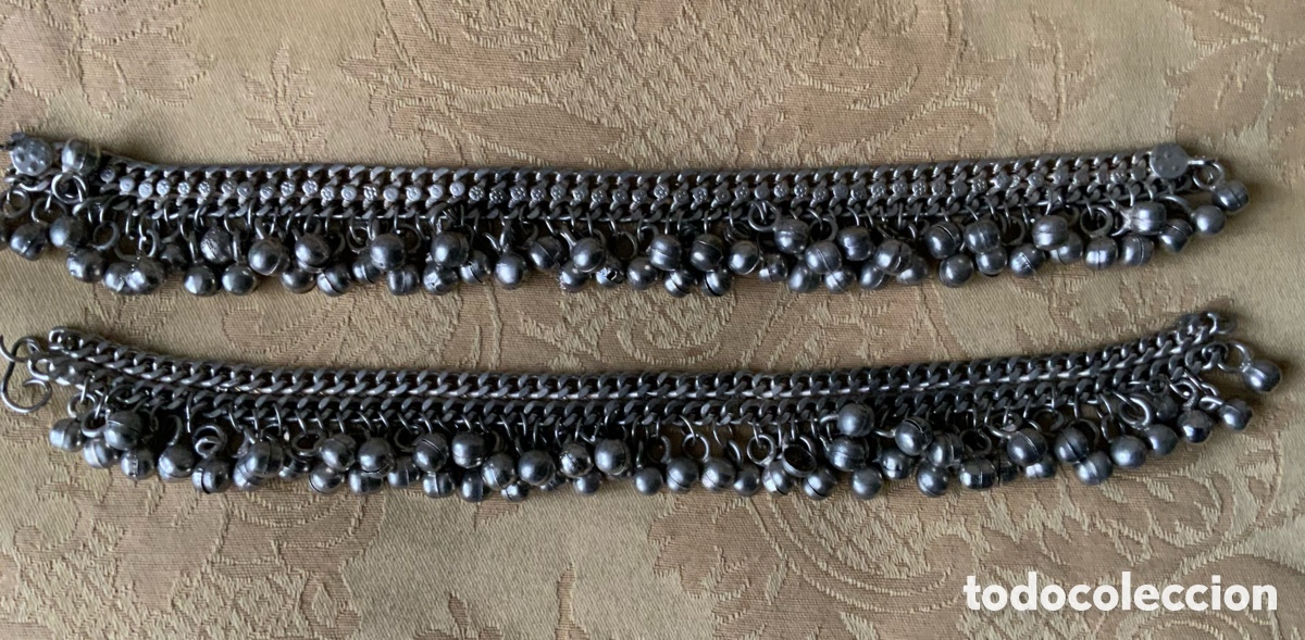 Vintage: TOBILLERAS KUCHI AFGANAS HECHAS A MANO