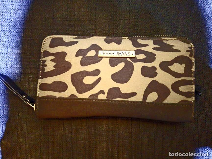 Vintage: Cartera Pepe Jeans Leopardo Grande Nueva