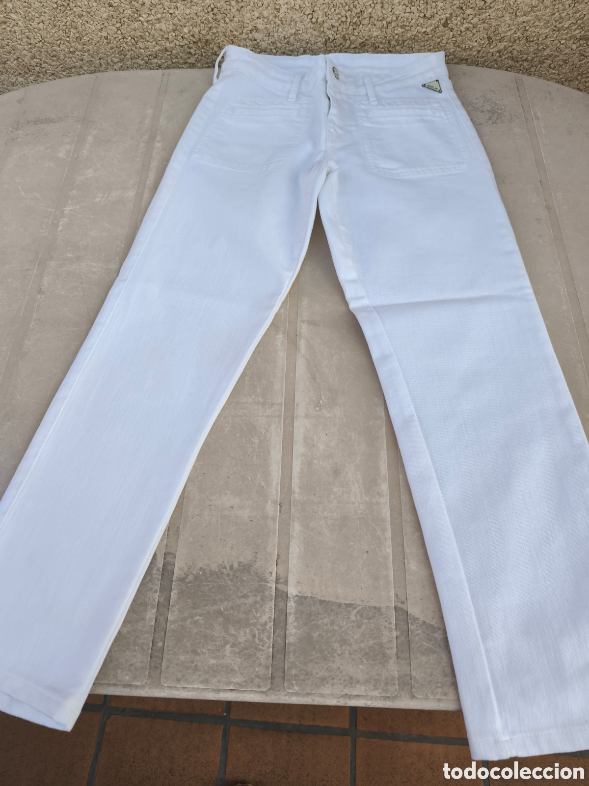 Vintage: Pantalones Replay, muy blancos
